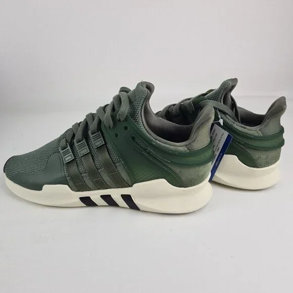 Adidas EQT Support ADV Originals Womens Green Running Sneakers - Picture 9 of 13